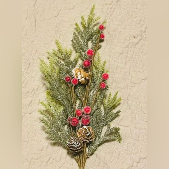 *Mountain Pine With Berries Spray, 18” - Picture 4 of 7